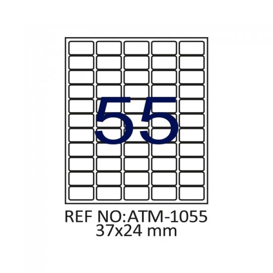 37 X 24 Lazer Etiket ATM-1055