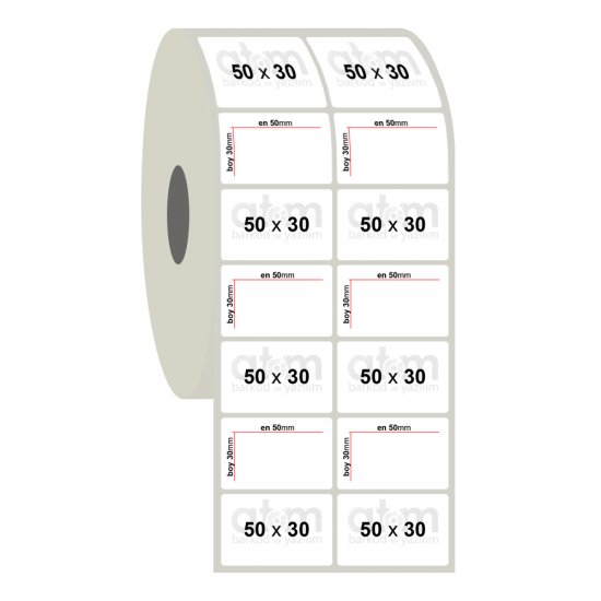 50mm x 30mm 2'li Fastyre Etiket(Sticker)