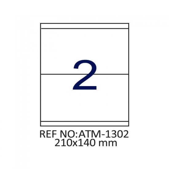210 X 140 Lazer Etiket ATM-1302