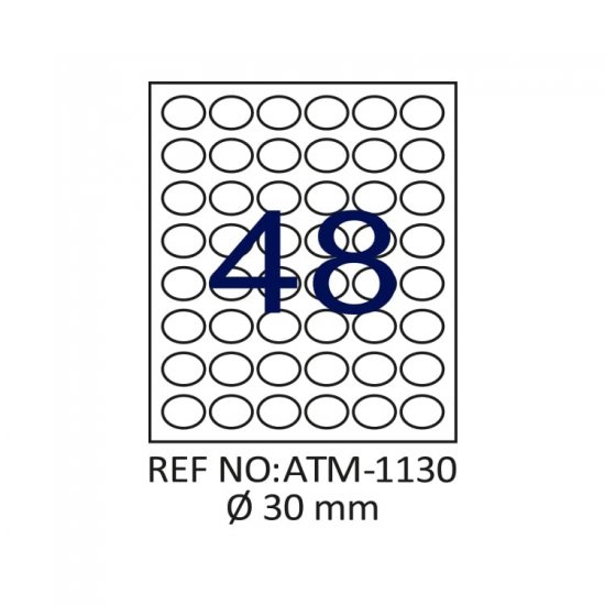 Q 30 Lazer Etiket ATM-1130