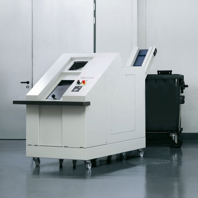 HSM HDS 230 Model Çapraz-Parçacık Kesim Harddisk İmha Makinesi