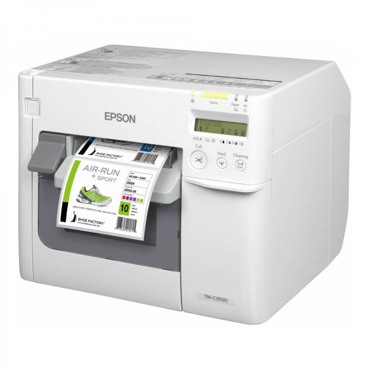 Epson ColorWorks C3500 Renkli Ayakkabı Etiketi Yazıcısı